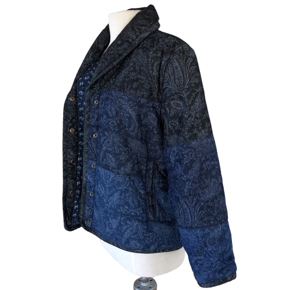 Pilcro & The Letterpress x Anthropologie Anna Colorblocked Puffer Coat - Picture 5 of 12